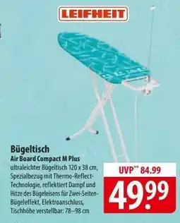 Famila Nord Ost Bügeltisch Air Board Compact M Plus Angebot