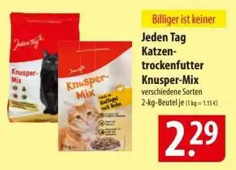 Famila Nord Ost Jeden Tag Katzen-trockenfutter Knusper-Mix Angebot