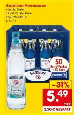 Netto Marken-Discount Gerolsteiner Mineralwasser Angebot