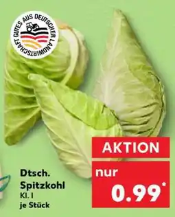 Kaufland Dtsch. Spitzkohl Angebot