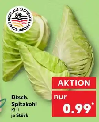 Kaufland Dtsch. Spitzkohl Angebot