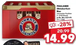Kaufland PAULANER Oktoberfest-Bier Angebot