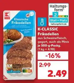 Kaufland K-CLASSIC Frikadellen Angebot