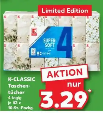 Kaufland K-CLASSIC Taschentücher Angebot