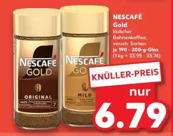 Kaufland Nescafé Gold Angebot