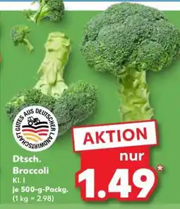 Kaufland Dtsch. Broccoli Angebot