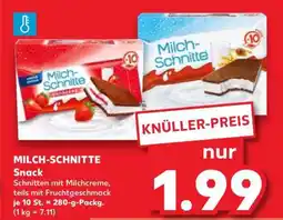 Kaufland MILCH-SCHNITTE Snack Angebot