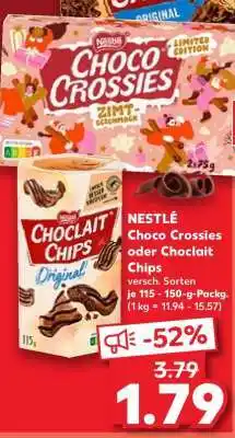 Kaufland Nestlé Choco Crossies oder Choclait Chips Angebot
