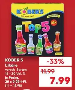 Kaufland KOBER'S Liköre Angebot