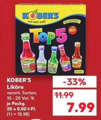 Kaufland KOBER'S Liköre Angebot