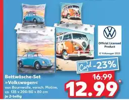 Kaufland Bettwäsche-Set Volkswagen Angebot
