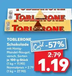 Kaufland TOBLERONE Schokolade Angebot