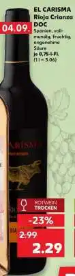 Kaufland EL CARISMA Rioja Crianza DOC Angebot
