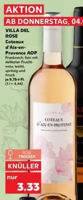 Kaufland VILLA DEL ROSE Coteaux d'Aix-en-Provence AOP Angebot
