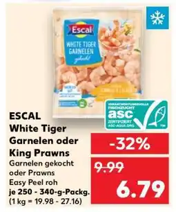 Kaufland ESCAL White Tiger Garnelen oder King Prawns Angebot