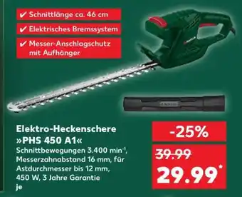 Kaufland Elektro-Heckenschere PHS 450 A1 Angebot