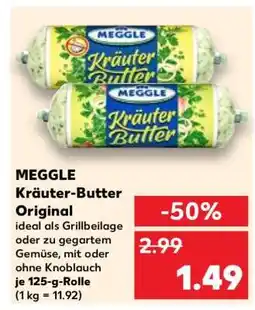 Kaufland MEGGLE Kräuter-Butter Original Angebot