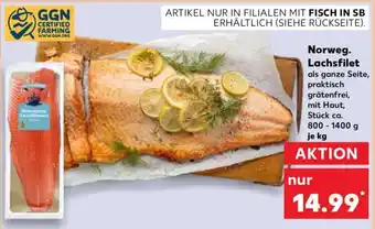 Kaufland Norweg. Lachsfilet Angebot