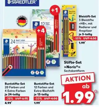 Kaufland Bleistift-Set HB, mit Radierer und Anspitzer je 5-teilig Angebot