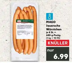 Kaufland MAGO Jauersche Würstchen Angebot