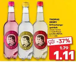 Kaufland THOMAS HENRY Erfrischungsgetränk Angebot