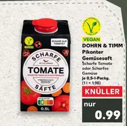 Kaufland DOHRN & TIMM Pikanter Gemüsesaft Angebot