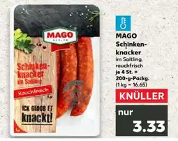 Kaufland MAGO Schinkenknacker Angebot