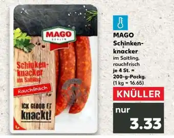 Kaufland MAGO Schinkenknacker Angebot