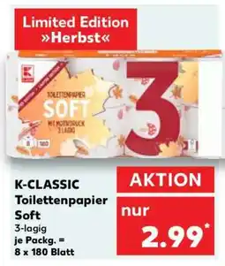 Kaufland K-CLASSIC Toilettenpapier Soft Angebot