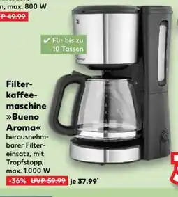 Kaufland Filterkaffeemaschine Bueno Aroma Angebot