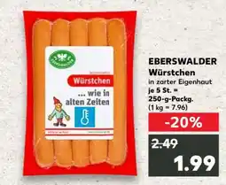 Kaufland EBERSWALDER Würstchen Angebot