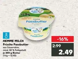 Kaufland Hemme Milch Frische Fassbutter Angebot