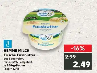 Kaufland Hemme Milch Frische Fassbutter Angebot