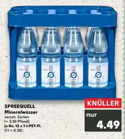 Kaufland Spreequell Mineralwasser Angebot