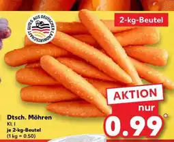 Kaufland Dtsch. Möhren Angebot