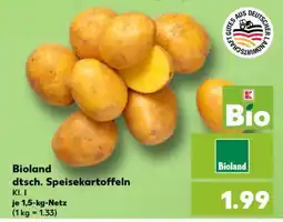Kaufland Bioland dtsch. Speisekartoffeln Angebot