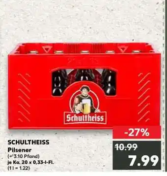 Kaufland SCHULTHEISS Pilsener Angebot