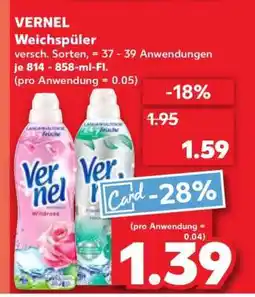 Kaufland Vernel Weichspüler Angebot