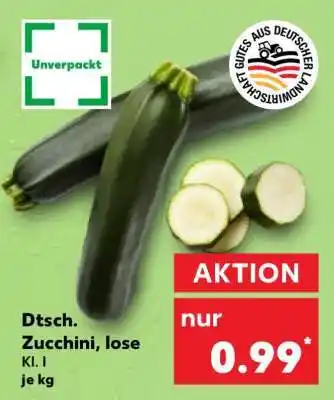 Kaufland Dtsch. Zucchini, lose Angebot