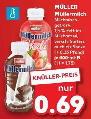 Kaufland MÜLLER Müllermilch Angebot