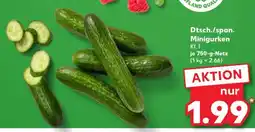 Kaufland Dtsch./span. Minigurken Angebot