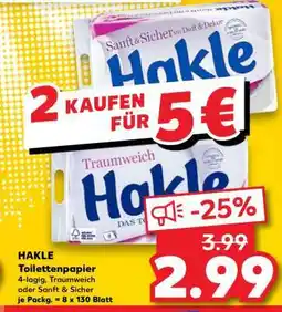 Kaufland Hakle Toilettenpapier Angebot