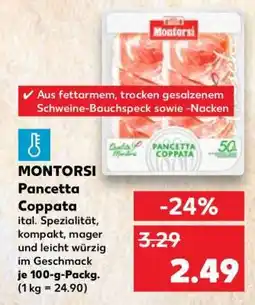 Kaufland MONTORSI Pancetta Coppata Angebot
