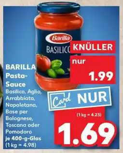 Kaufland Barilla Pasta Sauce Angebot