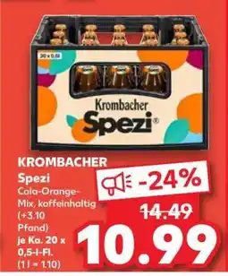 Kaufland Krombacher Spezi Angebot