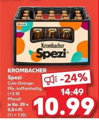 Kaufland Krombacher Spezi Angebot