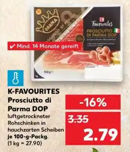 Kaufland K-FAVOURITES Prosciutto di Parma DOP Angebot