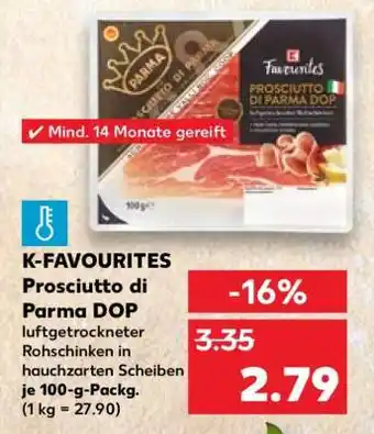 Kaufland K-FAVOURITES Prosciutto di Parma DOP Angebot