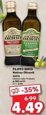 Kaufland FILIPPO BERIO Natives Olivenöl extra Angebot