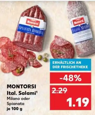 Kaufland MONTORSI Ital. Salami Angebot